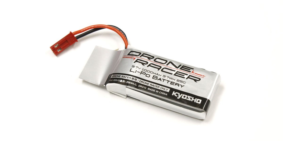 DR013 3.7V-1000mAhLi-PoBattery(DroneRacerOnly) DR013  - KYOSHO RC