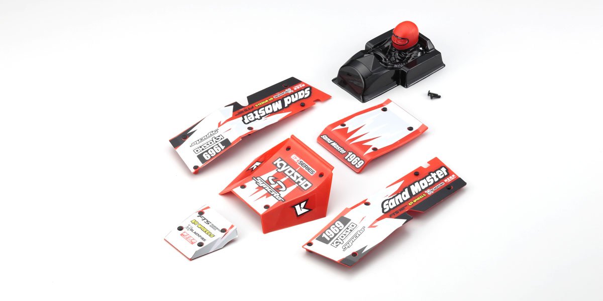 EZ005R Body Parts Set (Red/SAND MASTER) EZ005R  - KYOSHO RC