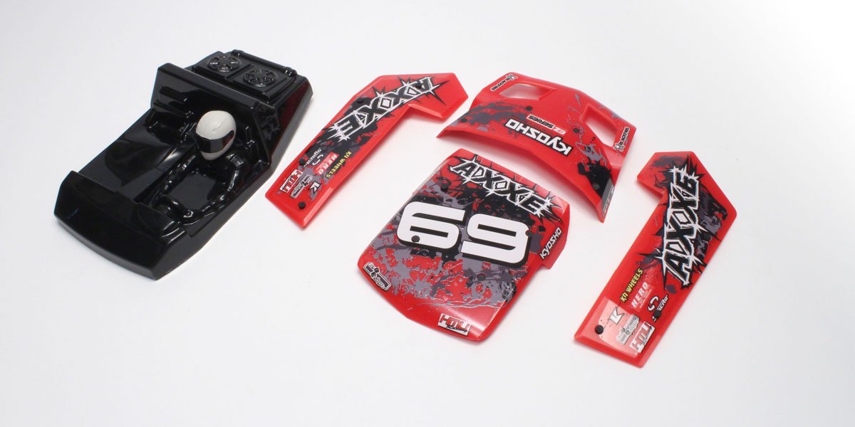 EZ025R Outer panel set (Red : AXXE) EZ025R  - KYOSHO RC
