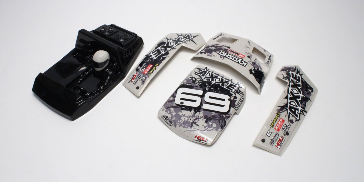 EZ025W Outer panel set (White : AXXE) EZ025W  - KYOSHO RC