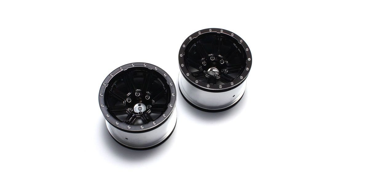 FAH301BC Wheel (Black Chrome/2pcs/RAGE VE) FAH301BC  - KYOSHO RC