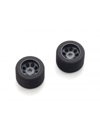 EFTH005BK Rear Tire L25 - Adhesive Shaped (2pcs/Black/Fantom EP)