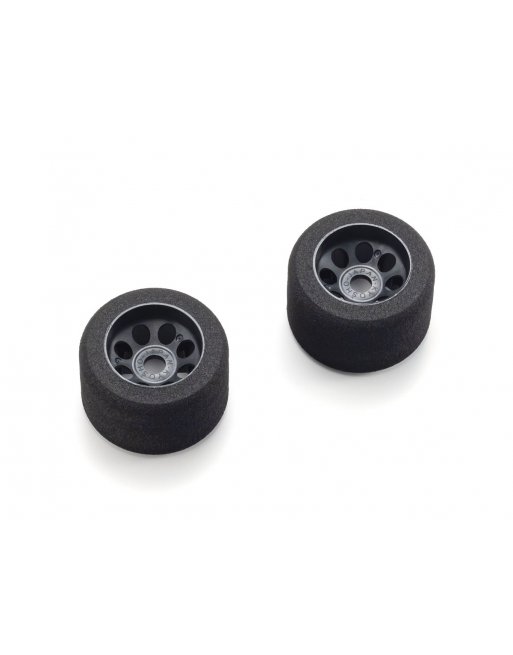 EFTH005BK Rear Tire L25 - Adhesive Shaped (2pcs/Black/Fantom EP)