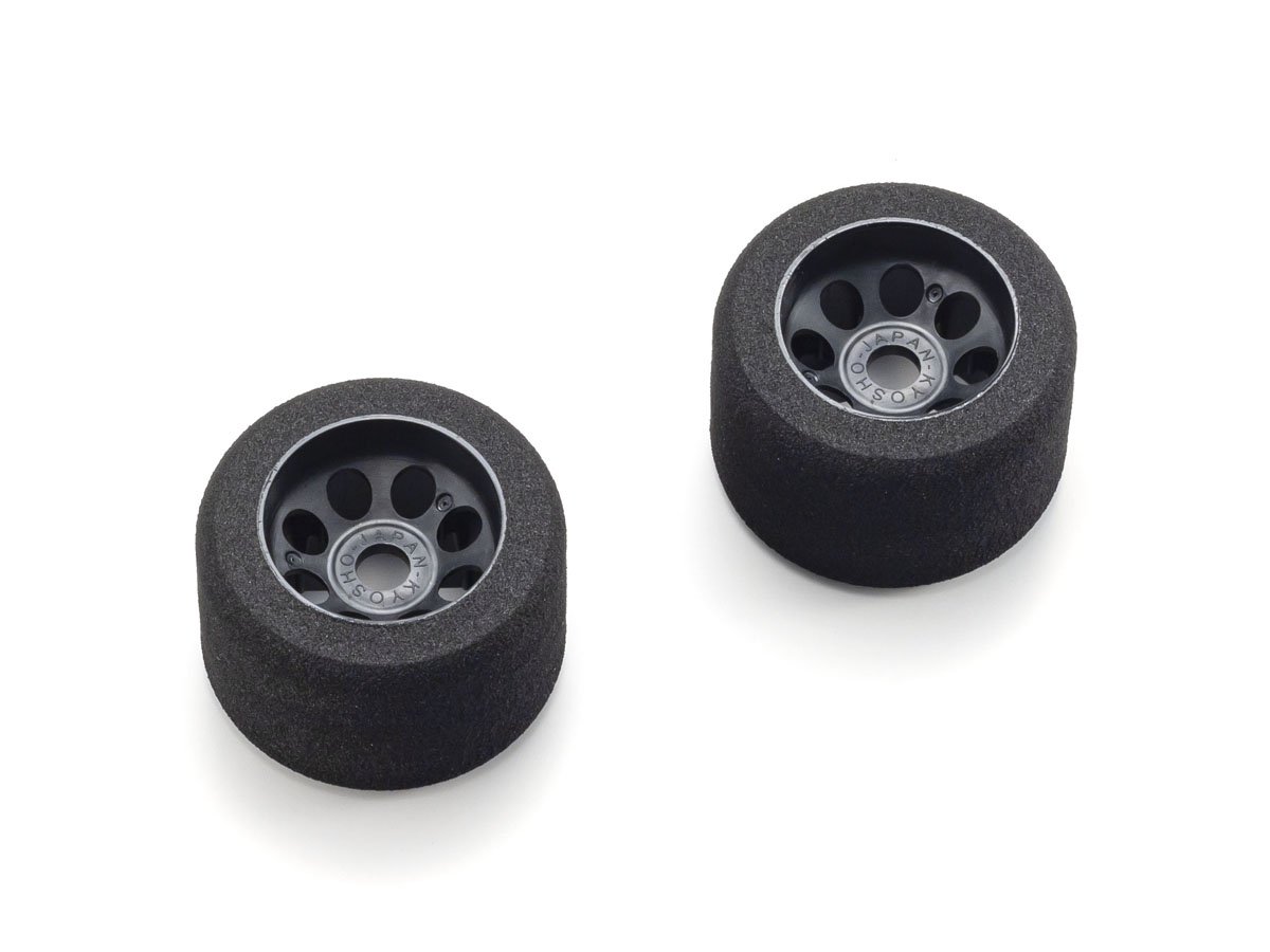 EFTH005BK Rear Tire L25 - Adhesive Shaped (2pcs/Black/Fantom EP)