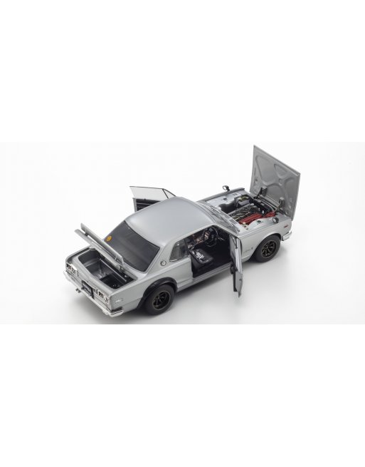 08129S KYOSHO ORIGINAL 1/18scale Nissan Skyline 2000GT-R KPGC10 SILVER  [No.KS08129S]  - KYOSHO minicar