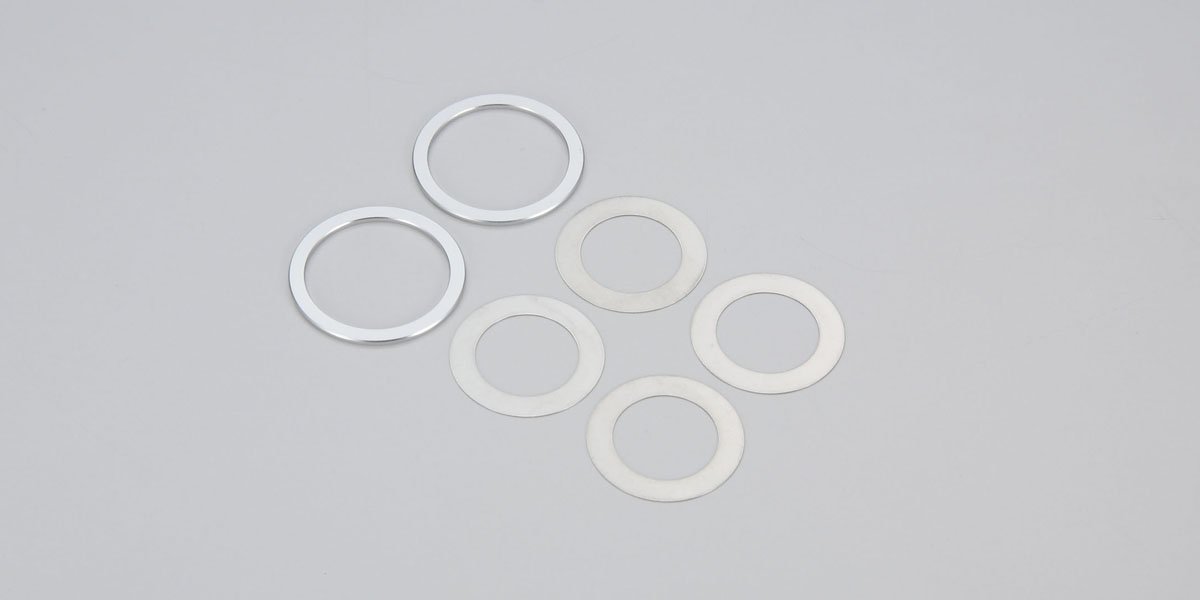 FMW20-01 Offset Spacer (0.85/Silver/2pcs) FMW20-01  - KYOSHO RC