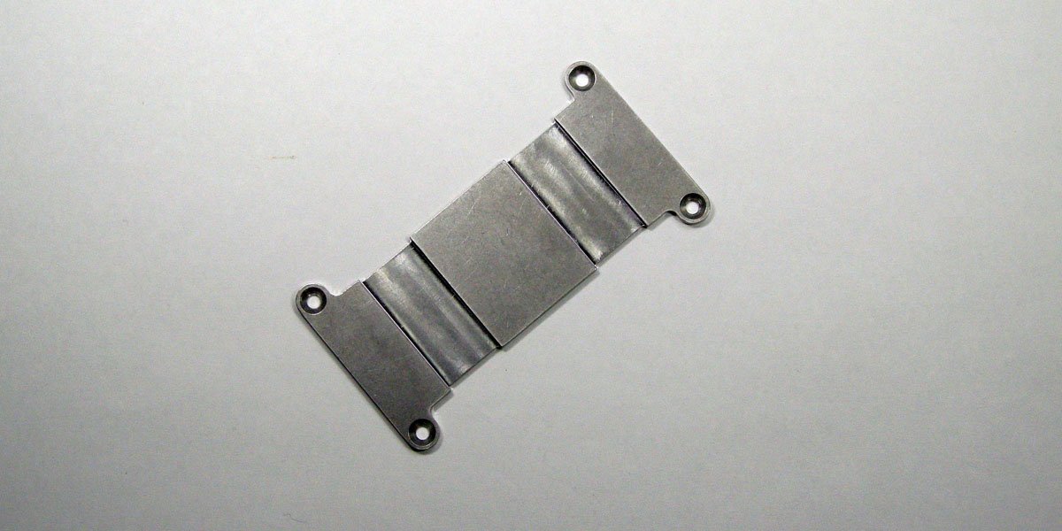FMW606 Stainless Steel.Battery Plate(EVOLVA M3) FMW606  - KYOSHO RC