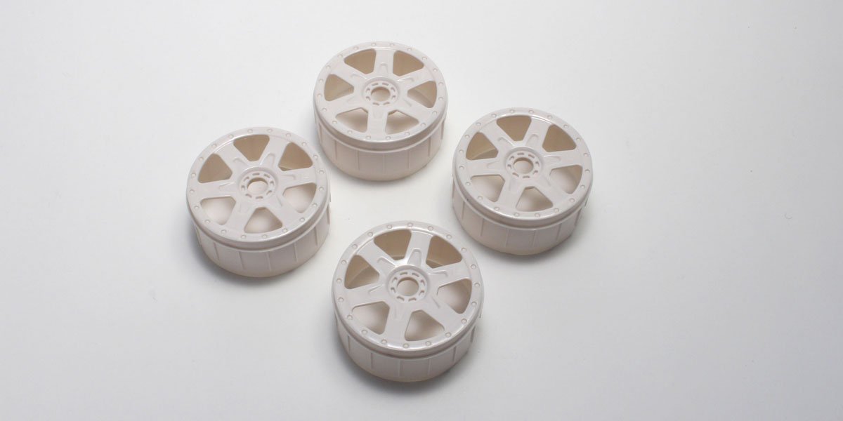 IFH005W 6-Spoke Wheel (White/4pcs) IFH005W  - KYOSHO RC