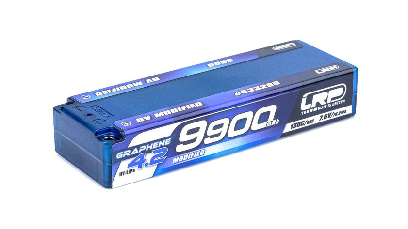LRP433289 HV Modified GRAPHENE-4.2 9900mAh Hardcase Battery - 7.6V LiPo - 130C / 65C