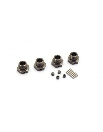 IFW107GM Wheel Hub (Gunmetal/4pcs) IFW107GM  - KYOSHO RC