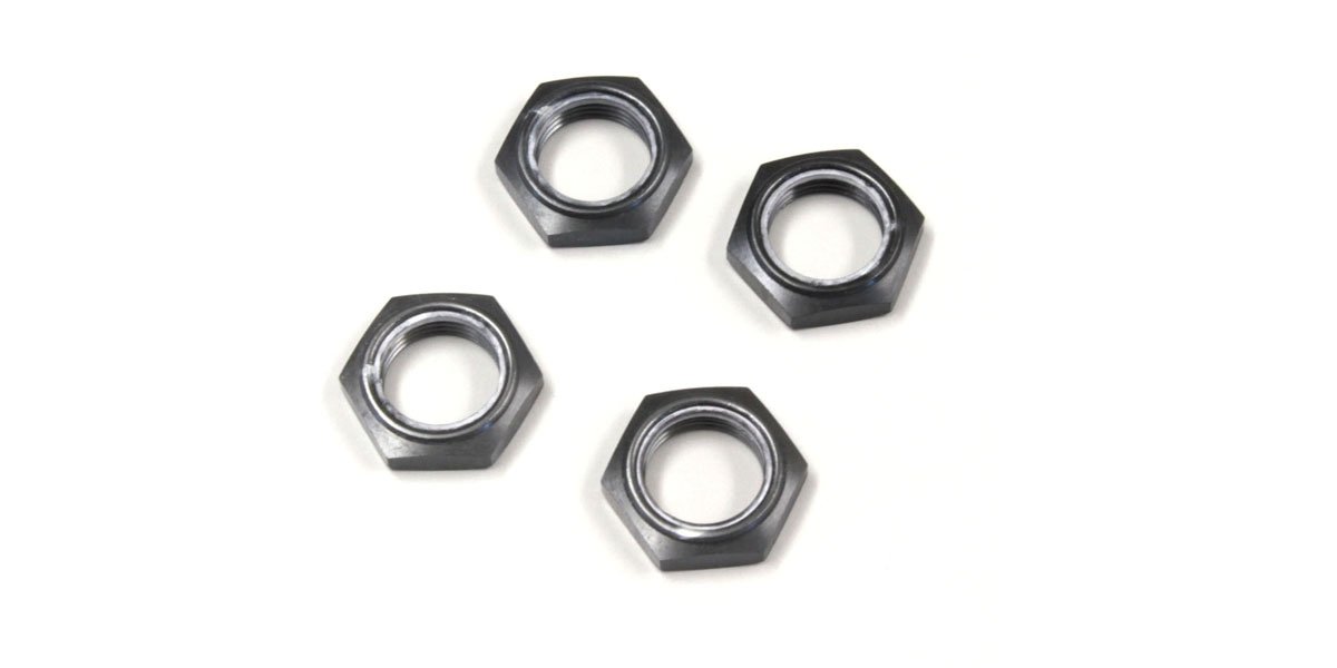 IFW336GM Wheel nut with nylon(Gun Metallic/4pcs) IFW336GM  - KYOSHO RC