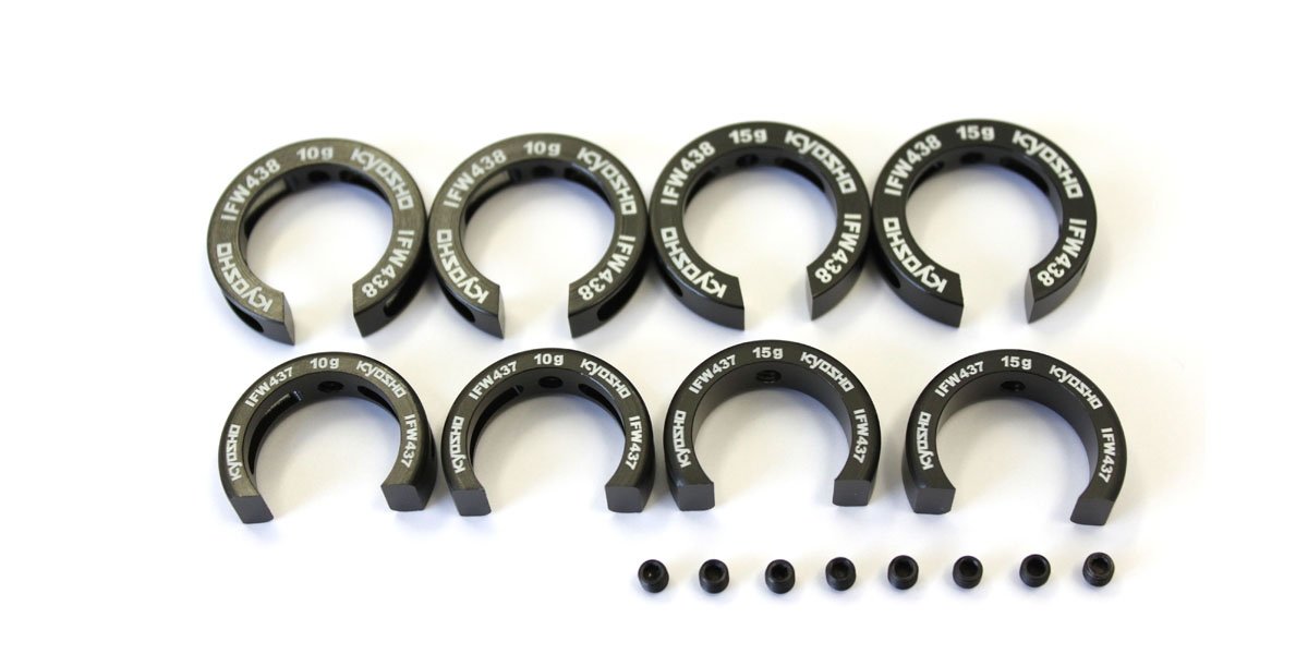 IFW439 F-Knuckle&R-Hub Setting Weight Set (MP9) IFW439  - KYOSHO RC