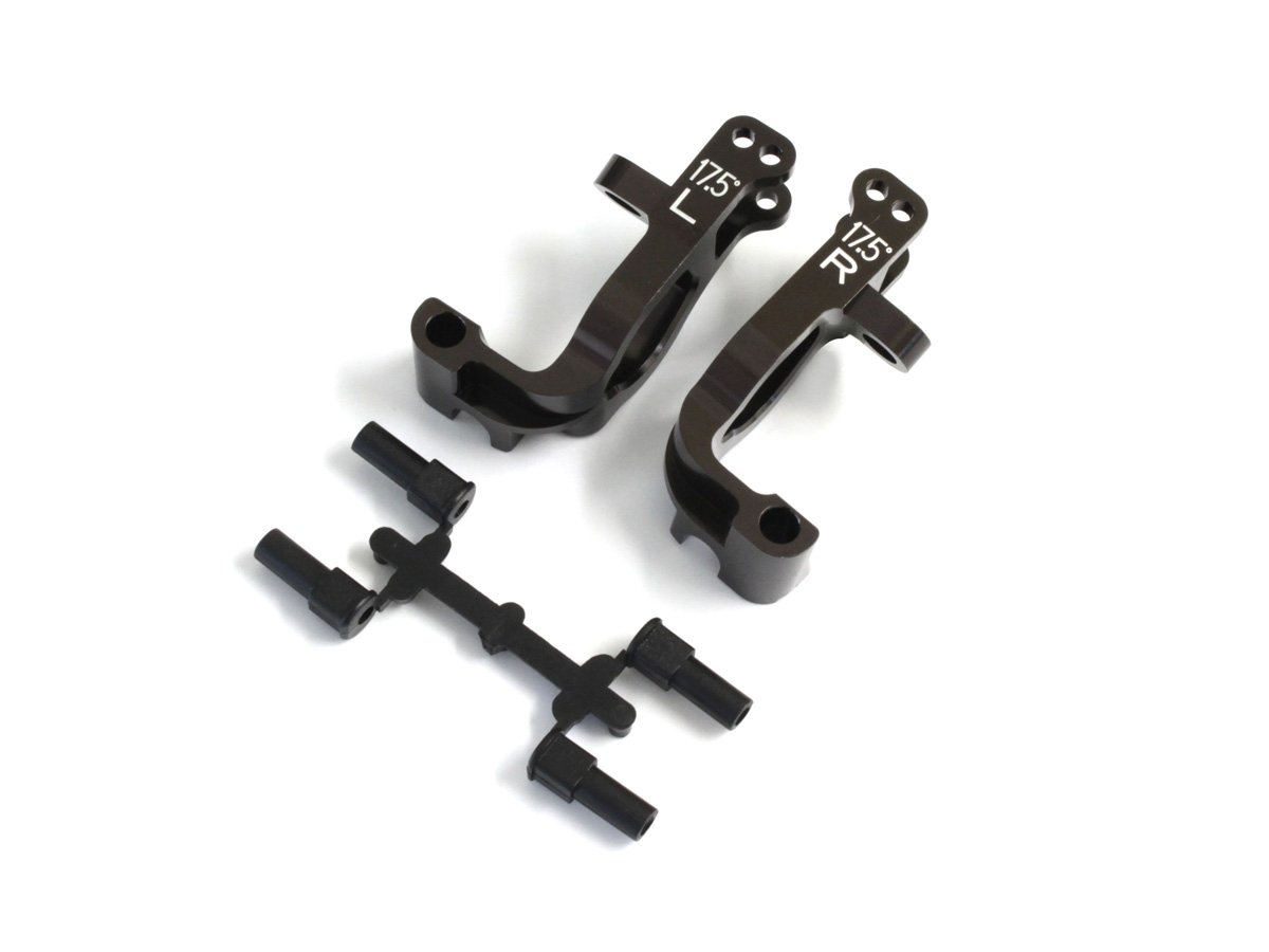 IFW474 Al Front Hub Carrier Set(L,R/17.5ﾟ/Gum Metallic) IFW474B  - KYOSHO RC