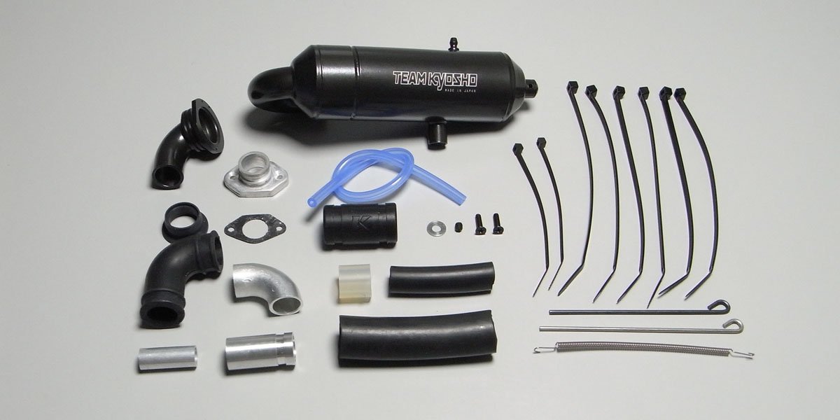 IGW007 GT Force Muffler Set(for Inferno GT/GT2) IGW007  - KYOSHO RC