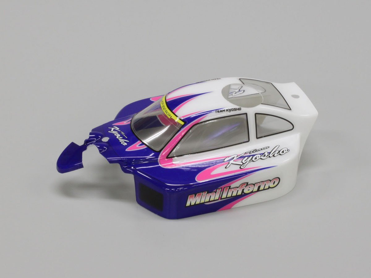IHB01 Mini Inferno Colored Body Set (White/Blue) IHB01  - KYOSHO RC