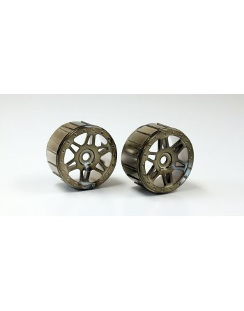 ISH111BC WHEEL (Psycho Kruiser)/BLACK CROME 2pcs ISH111BC  - KYOSHO RC