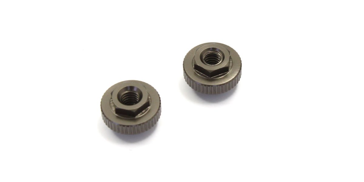LAW41-01GM Battery Post Adjust Nut (Gunmetal/2pcs) LAW41-01GM  - KYOSHO RC