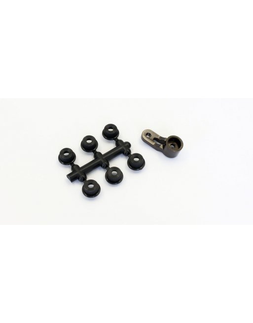 LAW42 Alumium Servo Horn(Gunmetal/ZX-5/RB5/RT5 LAW42  - KYOSHO RC