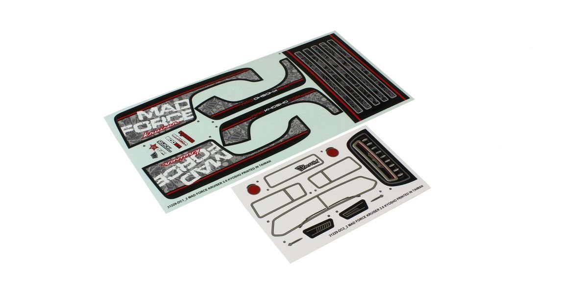 MAD401 Decal (MAD FORCE KRUISER 2.0) MAD401  - KYOSHO RC