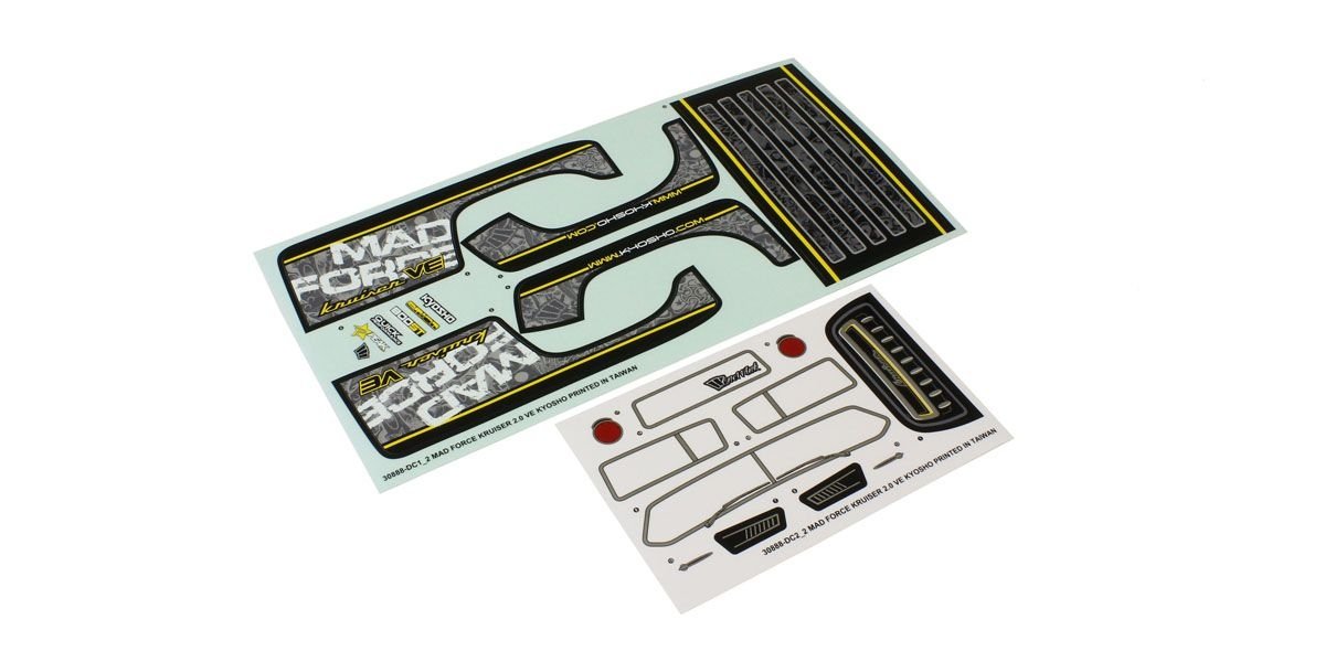 MAD402 Decal (MAD FORCE KRUISER 2.0VE) MAD402  - KYOSHO RC