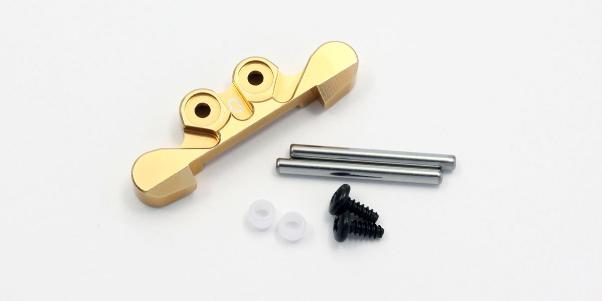 MBW025G-0 Aluminum Rear Sus Mount (0-deg/Gold) MBW025G-0  - KYOSHO RC