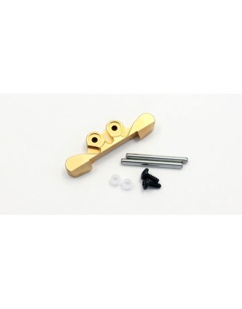 MBW025G-3 Aluminum Rear Sus Mount (3-deg/Gold) MBW025G-3  - KYOSHO RC
