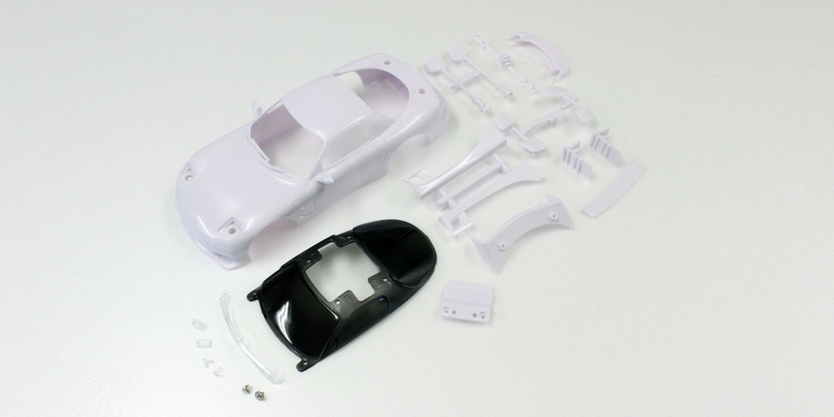 MZN177 MAZDA εfini RX-7 FD3S White body set MZN177  - KYOSHO RC