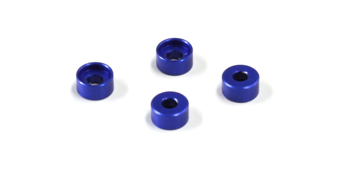 MZW418-25 Al Friction Mount Collar(2.5mm/Blue/4pcs MZW418-25  - KYOSHO RC