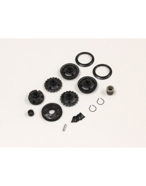 OT208 Diff Gear Case & Pulley (OPTIMA) OT208B  - KYOSHO RC