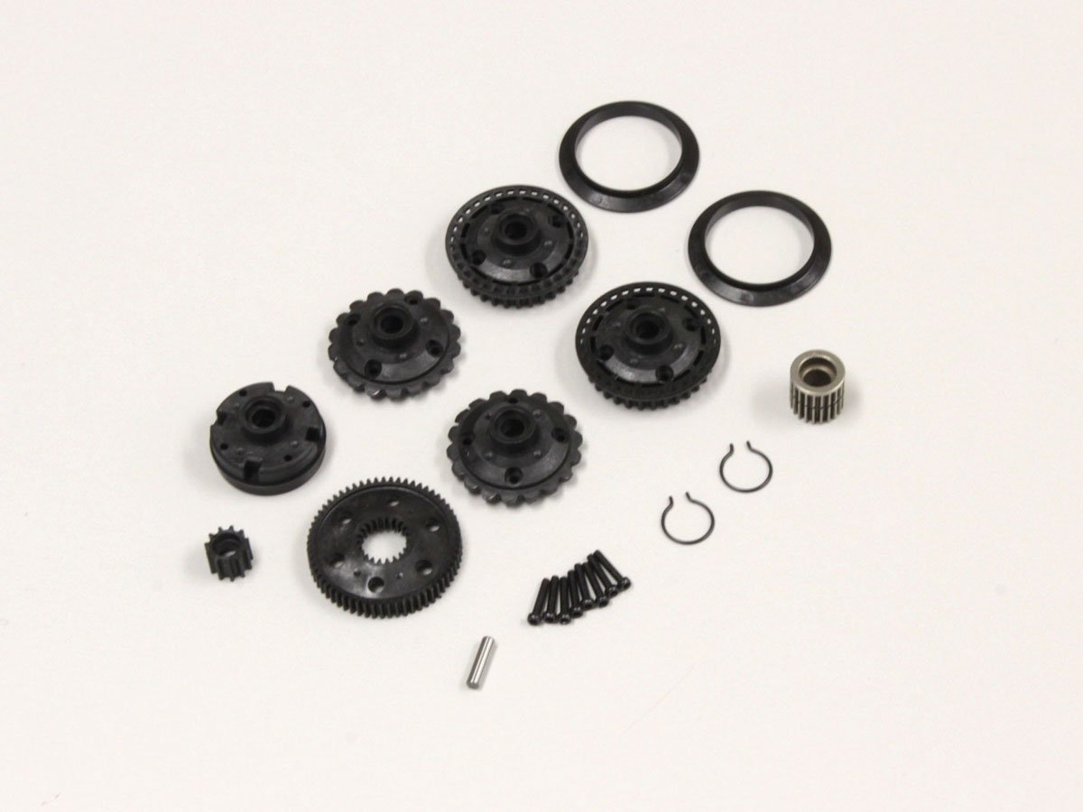 OT208 Diff Gear Case & Pulley (OPTIMA) OT208B  - KYOSHO RC