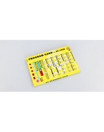 R246-8342 Program Card for SC-120R R246-8342  - KYOSHO RC