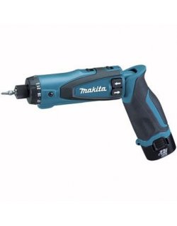 Makita 7.2V Lithium-Ion Cordless 1/4" Hex Driver-Drill Kit with Auto-Stop Clutch