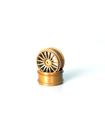 TRH121GL Wheel (15-Spoke/Gold/2pcs/DRX) TRH121GL  - KYOSHO RC