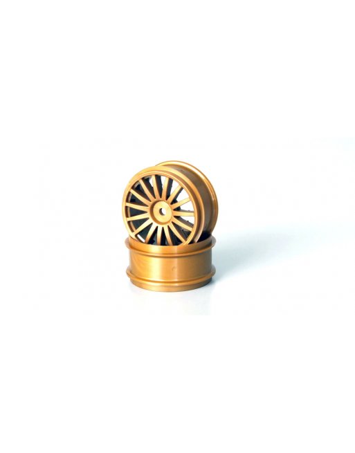 TRH121GL Wheel (15-Spoke/Gold/2pcs/DRX) TRH121GL  - KYOSHO RC