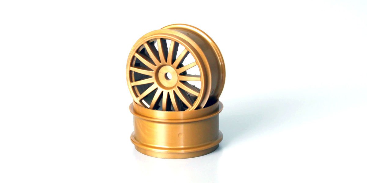 TRH121GL Wheel (15-Spoke/Gold/2pcs/DRX) TRH121GL  - KYOSHO RC