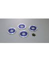 TRW151BL Dress up Brake Disk Rotor(Blue/4pcs/DRX) TRW151BL  - KYOSHO RC