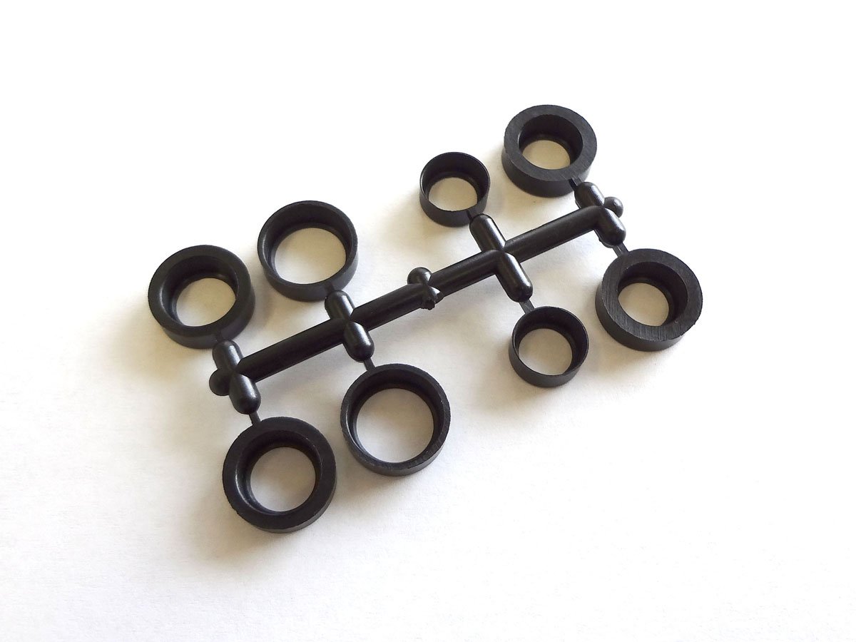 UMW704-02 Bearing Collar Set(V2 Al R-Hub Carrier) UMW704-02B  - KYOSHO RC