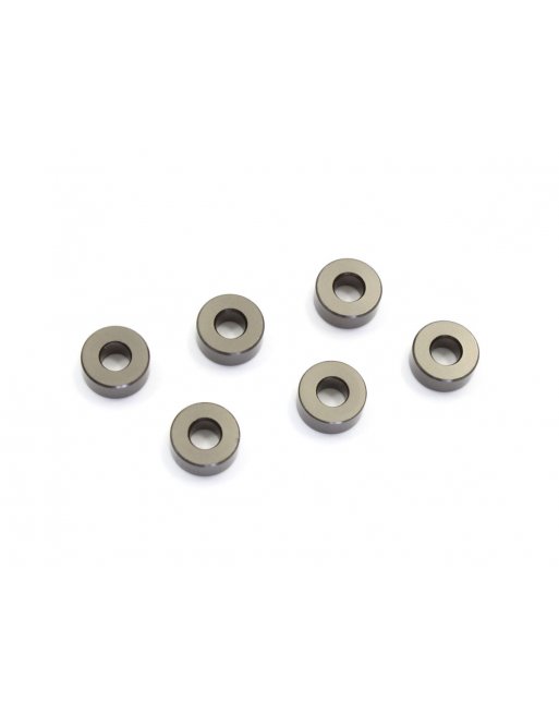 W0143GM Aluminum Collar (3x7x3mm/Gunmetal/6pcs) W0143GM  - KYOSHO RC
