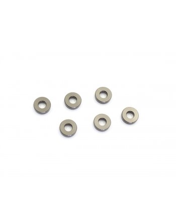 W0144GM Aluminum Collar (3x7x2mm/Gunmetal/6pcs) W0144GM  - KYOSHO RC