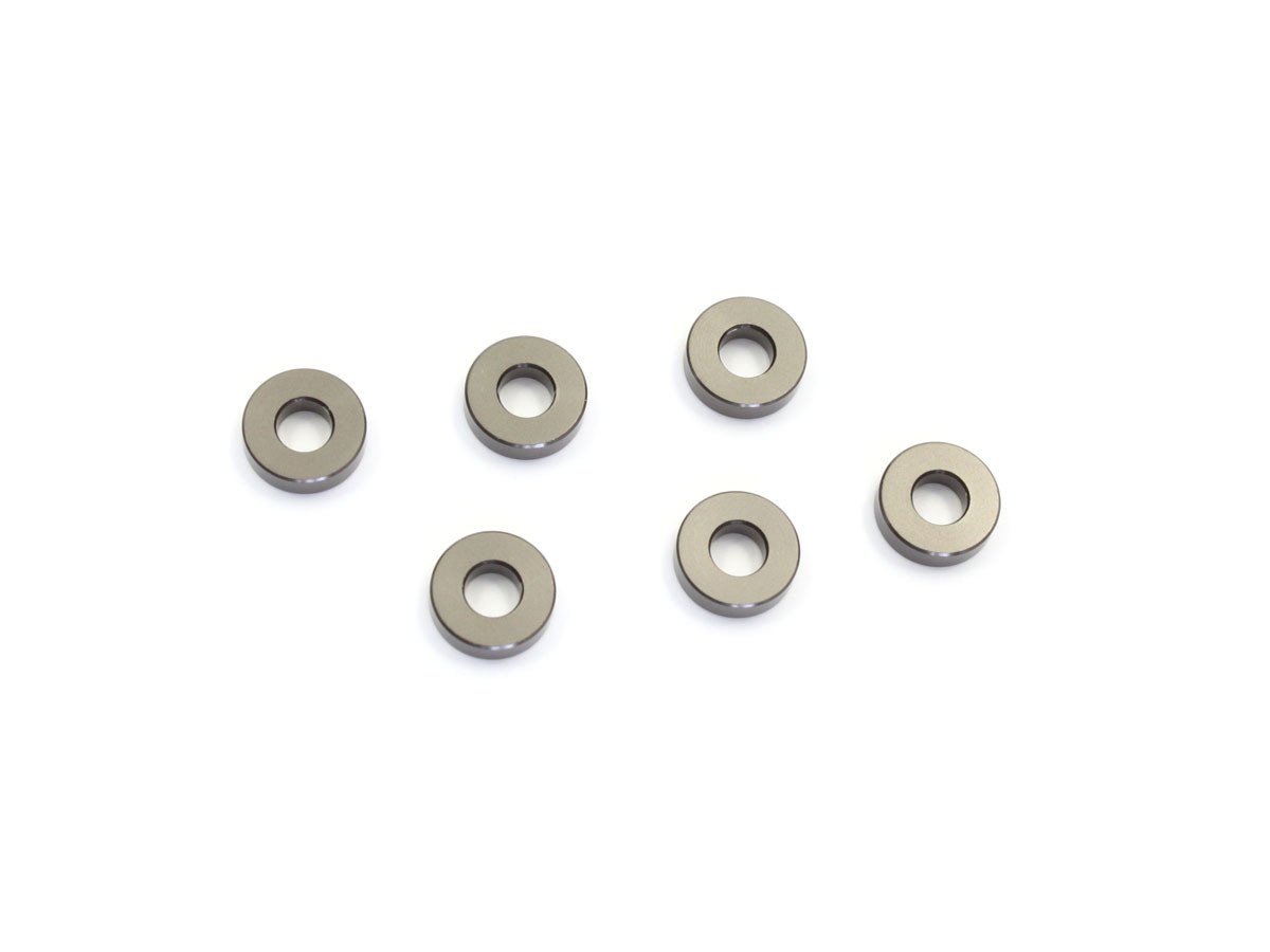 W0144GM Aluminum Collar (3x7x2mm/Gunmetal/6pcs) W0144GM  - KYOSHO RC