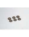 W0145GM Aluminum Collar (3x7x1mm/Gunmetal/6pcs) W0145GM  - KYOSHO RC