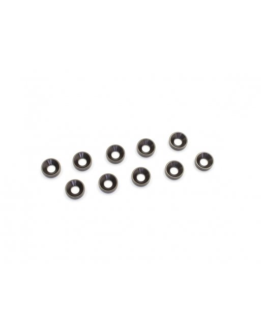 W0146GM M3 Flat Head Washer (Gunmetal/10pcs) W0146GM  - KYOSHO RC