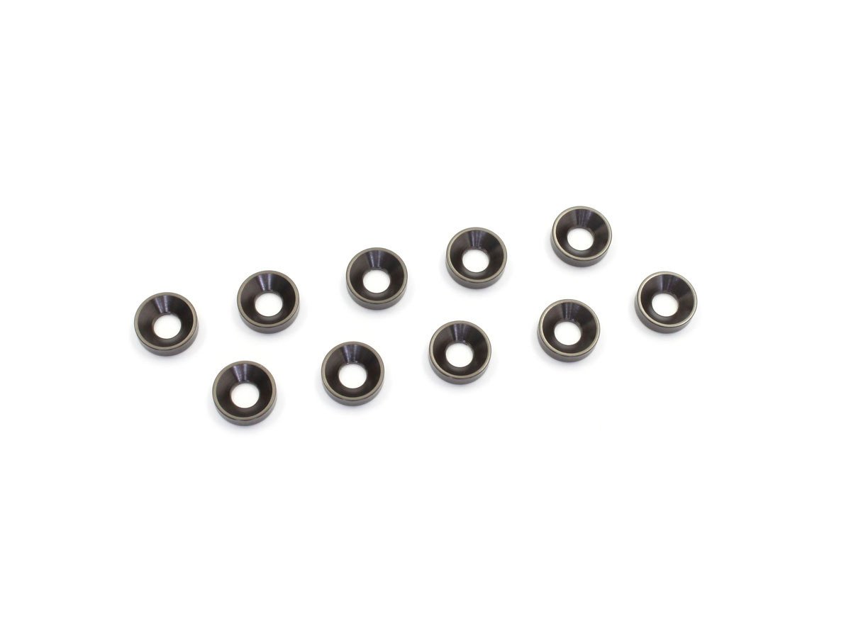 W0146GM M3 Flat Head Washer (Gunmetal/10pcs) W0146GM  - KYOSHO RC