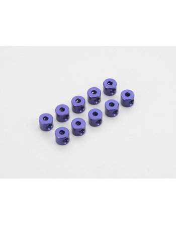 W0151 Linkage Stopper(2mm/Blue/10Pcs)          W0151  - KYOSHO RC