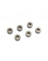 W0143GM Aluminum Collar (3x7x3mm/Gunmetal/6pcs) W0143GM  - KYOSHO RC