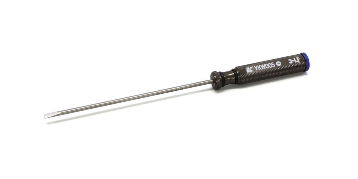YKW005 KANAI TOOL ScrewDriver(Flat/3mm/Long) YKW005B  - KYOSHO RC