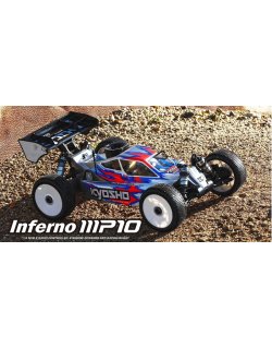 33015 Kyosho INFERNO MP10 1/8 Scale Radio Controlled .21 Engine Powered 4WD Racing Buggy Kit