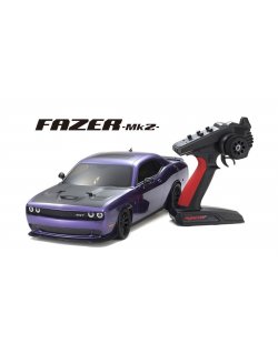 34415T1 Kyosho 1/10 Scale Radio Controlled Electric Powered 4WD FAZER Mk2 Series RTR DODGE Challenger SRT Hellcat Plam Purple