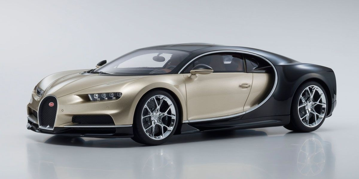 KSR08664GL KYOSHO ORIGINAL 1/12scale Bugatti Chiron (Gold / Black)