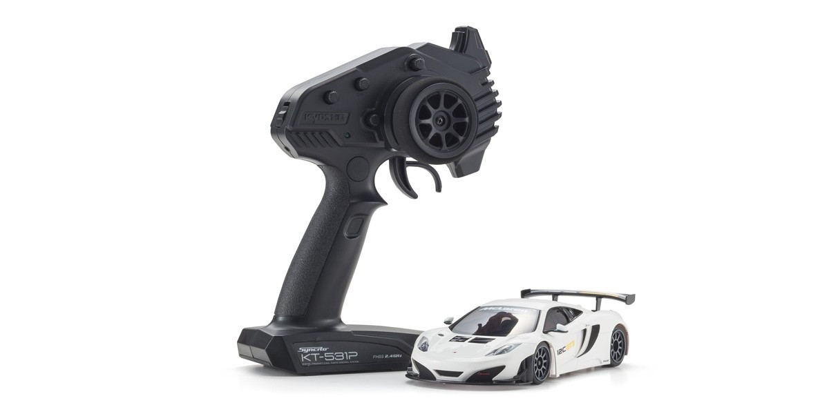 32325W McLaren 12C GT3 2013 RWD Kyosho MINI-Z Series Ready Set White